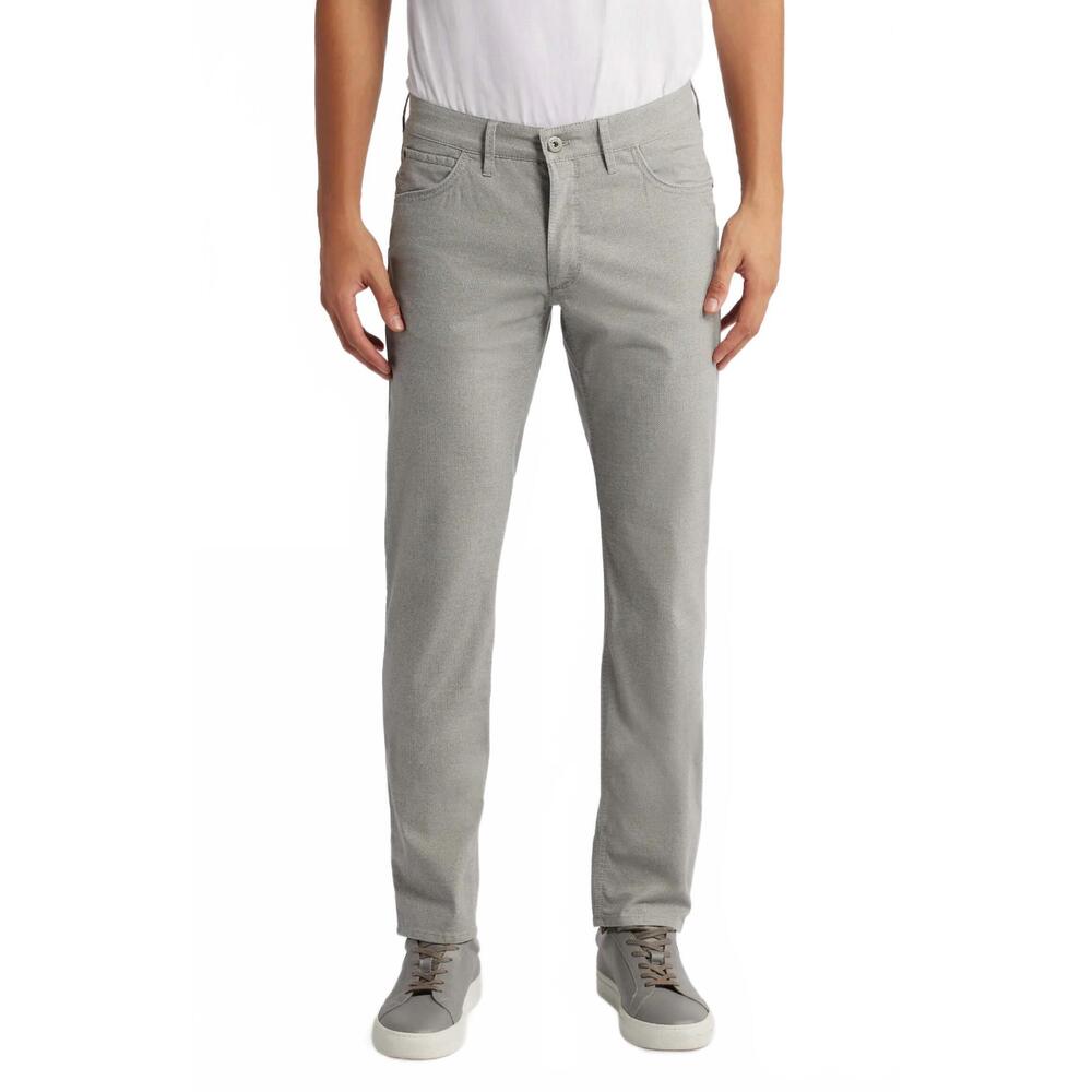 NEW BRAX men's marathon five-pocket straight fit pants in silver
